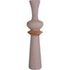 ΔΙΑΚΟΣΜΗΤΙΚΟ ΒΑΖΟ ΔΑΠΕΔΟΥ NEBULA HM4660.05L FIBER CEMENT TAUPE--ΞΥΛΟ ΤΕΑΚ Φ45x172Υεκ