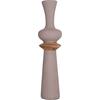 ΔΙΑΚΟΣΜΗΤΙΚΟ ΒΑΖΟ ΔΑΠΕΔΟΥ NEBULA HM4660.05L FIBER CEMENT TAUPE--ΞΥΛΟ ΤΕΑΚ Φ45x172Υεκ