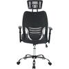 ΚΑΡΕΚΛΑ ΓΡΑΦΕΙΟΥ BRIEF HM1206.02 ΓΚΡΙ MESH--ΒΑΣΗ ΧΡΩΜΙΟΥ 63x64x122Υεκ.