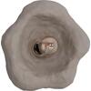 ΕΠΙΤΟΙΧΙΟ ΦΩΤΙΣΤΙΚΟ LUXON HM4701.03L FIBER CEMENT ΣΕ ΓΚΡΙ 44x15x42Υεκ.