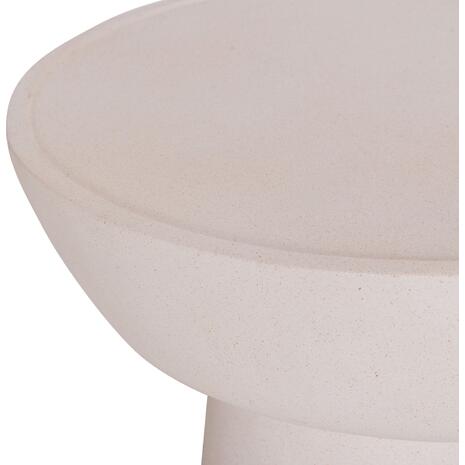 ΤΡΑΠΕΖΙ ΣΑΛΟΝΙΟΥ PIRSON HM18155.02 FIBER CEMENT ΣΕ ΛΕΥΚΟ--Φ60x36Υεκ.