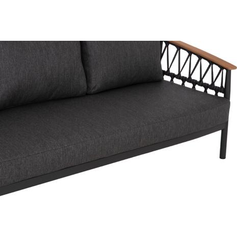 ΣΕΤ ΣΑΛΟΝΙ 5ΤΜΧ STREAM HM6426.01 ΑΝΘΡΑΚΙ ΑΛΟΥΜΙΝΙΟ-STRAP ΣΧΟΙΝΙ-OLEFIN