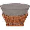 ΤΡΑΠΕΖΙ ΒΟΗΘΗΤΙΚΟ PERRAL HM18164.03S FIBER CEMENT ΓΚΡΙ-ΦΥΣΙΚΟ RATTAN--Φ42x36Υεκ