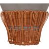 ΤΡΑΠΕΖΙ ΒΟΗΘΗΤΙΚΟ PERRAL HM18164.03S FIBER CEMENT ΓΚΡΙ-ΦΥΣΙΚΟ RATTAN--Φ42x36Υεκ