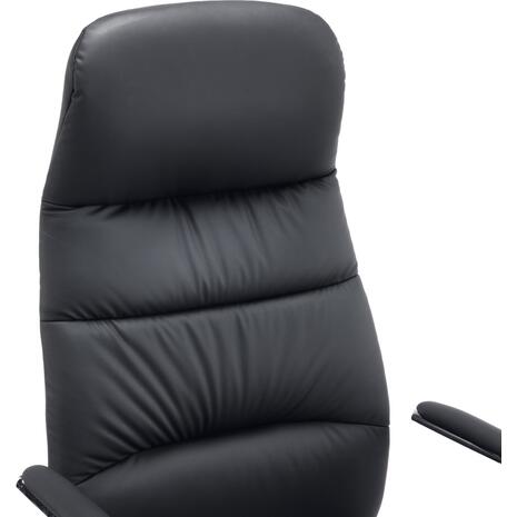 ΚΑΡΕΚΛΑ ΓΡΑΦΕΙΟΥ TEETER HM18355.01 ΜΑΥΡΟ PU ΔΕΡΜΑ--ΒΑΣΗ ΧΡΩΜΙΟΥ 67x66x121Υεκ