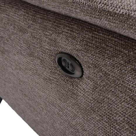 ΚΑΝΑΠΕΣ ΔΕΞΙΑ ΓΩΝΙΑ-ΑΝΑΚΛΙΣΗ & ΑΠΟΘ.ΧΩΡΟΣ-RESTRO HM3339.02R ΜΠΕΖ ΥΦΑΣΜΑ 290x220x80Υ
