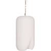 ΦΩΤΙΣΤΙΚΟ ΟΡΟΦΗΣ ΚΡΕΜΑΣΤΟ LOGKY HM4704.02S--FIBER CEMENT ΛΕΥΚΟ Φ24x47Υεκ