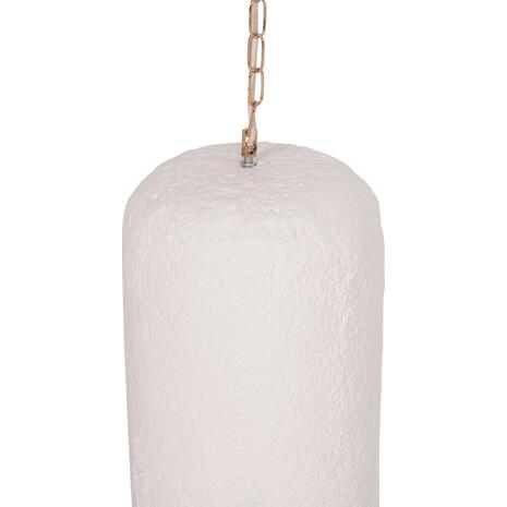 ΦΩΤΙΣΤΙΚΟ ΟΡΟΦΗΣ ΚΡΕΜΑΣΤΟ LOGKY HM4704.02S--FIBER CEMENT ΛΕΥΚΟ Φ24x47Υεκ