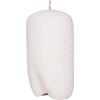 ΦΩΤΙΣΤΙΚΟ ΟΡΟΦΗΣ ΚΡΕΜΑΣΤΟ LOGKY HM4704.02L--FIBER CEMENT ΛΕΥΚΟ 35x35x67Υεκ