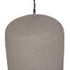 ΦΩΤΙΣΤΙΚΟ ΟΡΟΦΗΣ ΚΡΕΜΑΣΤΟ LOGKY HM4704.03L--FIBER CEMENT ΓΚΡΙ 35x35x67Υεκ
