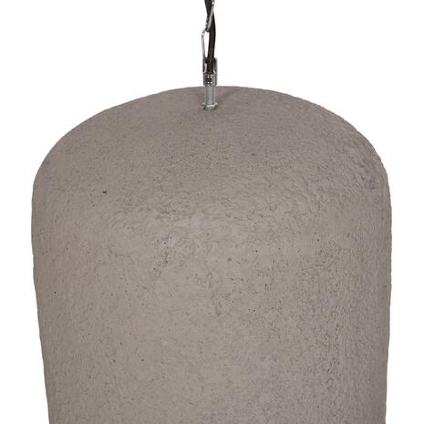 ΦΩΤΙΣΤΙΚΟ ΟΡΟΦΗΣ ΚΡΕΜΑΣΤΟ LOGKY HM4704.03L--FIBER CEMENT ΓΚΡΙ 35x35x67Υεκ
