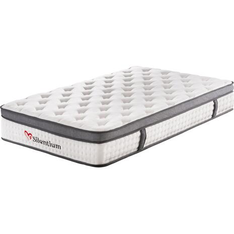 ΣΤΡΩΜΑ ΜΟΝΟ SILENTIUM HM749.01 POCKET SPRINGS--ΛΕΥΚΟ 90x190x30Υεκ.