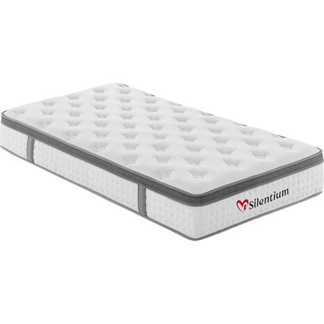 ΣΤΡΩΜΑ ΜΟΝΟ SILENTIUM HM749.01 POCKET SPRINGS--ΛΕΥΚΟ 90x190x30Υεκ.