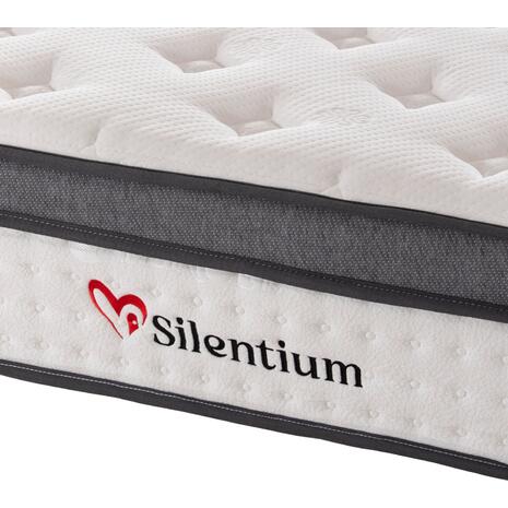 ΣΤΡΩΜΑ ΜΟΝΟ SILENTIUM HM749.01 POCKET SPRINGS--ΛΕΥΚΟ 90x190x30Υεκ.