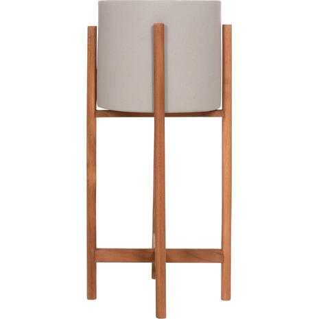 ΓΛΑΣΤΡΑ ΕΣΩΤ.ΧΩΡΟΥ RENTIL HM4684.03S FIBER CEMENT ΧΡΩΜΑ ΓΚΡΙ--ΒΑΣΗ TEAK Φ27x56Υ