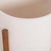 ΓΛΑΣΤΡΑ ΕΣΩΤ.ΧΩΡΟΥ RENTIL HM4684.02S FIBER CEMENT ΧΡΩΜΑ ΛΕΥΚΟ--ΒΑΣΗ TEAK Φ27x56Υ