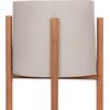 ΓΛΑΣΤΡΑ ΕΣΩΤ.ΧΩΡΟΥ RENTIL HM4684.03L FIBER CEMENT ΧΡΩΜΑ ΓΚΡΙ--ΒΑΣΗ TEAK Φ27x66Υ