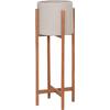 ΓΛΑΣΤΡΑ ΕΣΩΤ.ΧΩΡΟΥ RENTIL HM4684.03L FIBER CEMENT ΧΡΩΜΑ ΓΚΡΙ--ΒΑΣΗ TEAK Φ27x66Υ