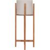 ΓΛΑΣΤΡΑ ΕΣΩΤ.ΧΩΡΟΥ RENTIL HM4684.03L FIBER CEMENT ΧΡΩΜΑ ΓΚΡΙ--ΒΑΣΗ TEAK Φ27x66Υ
