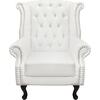 ΠΟΛΥΘΡΟΝΑ-ΜΠΕΡΖΕΡΑ T.CHESTERFIELD POLINA HM0053.02 PU ΛΕΥΚΟ ΜΑΤ 83x75x107Yεκ. (Λευκό)