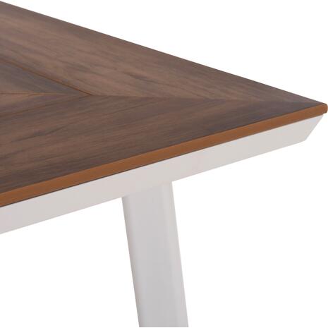 ΤΡΑΠΕΖΙ ΑΛΟΥΜΙΝΙΟΥ TABER HM5131.11 ΛΕΥΚΟ ΜΕ POLYWOOD TOP 200x100x75Υεκ