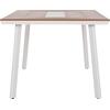ΤΡΑΠΕΖΙ ΑΛΟΥΜΙΝΙΟΥ TABER HM5131.11 ΛΕΥΚΟ ΜΕ POLYWOOD TOP 200x100x75Υεκ