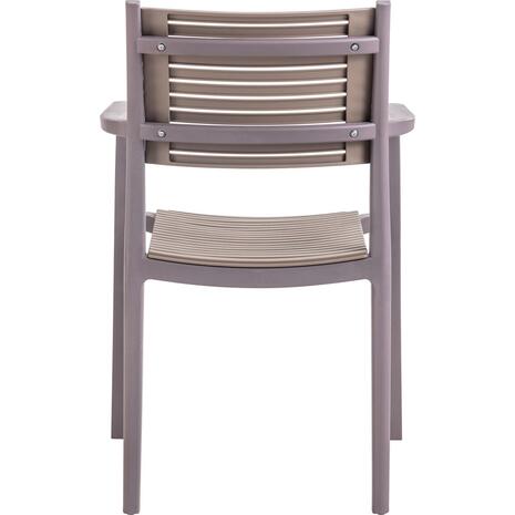 AKRON Πολυθρόνα PP-UV Sand Beige - Tortora (Ε350,21)