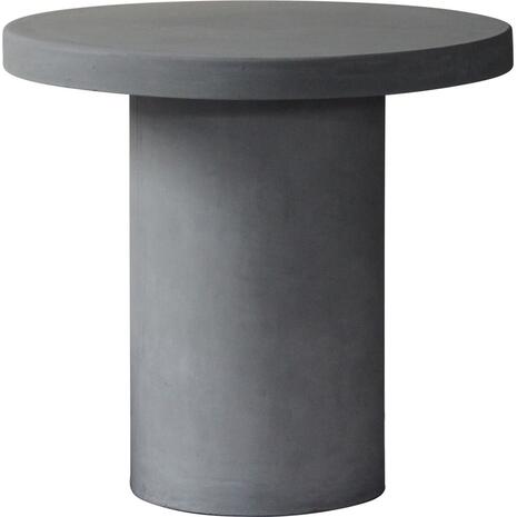 CONCRETE Cylinder Τραπέζι Ροτόντα, Cement Grey (Ε6207)