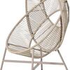 ΠΟΛΥΘΡΟΝΑ-ΦΩΛΙΑ RULER HM6506.02 ΜΟΚΑ ΜΕΤΑΛΛΟ-P.E.RATTAN--ΓΚΡΙ ΜΑΞΙΛΑΡΙΑ 90x85x154Υεκ