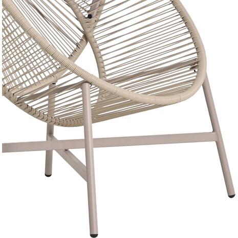ΠΟΛΥΘΡΟΝΑ-ΦΩΛΙΑ RULER HM6506.02 ΜΟΚΑ ΜΕΤΑΛΛΟ-P.E.RATTAN--ΓΚΡΙ ΜΑΞΙΛΑΡΙΑ 90x85x154Υεκ