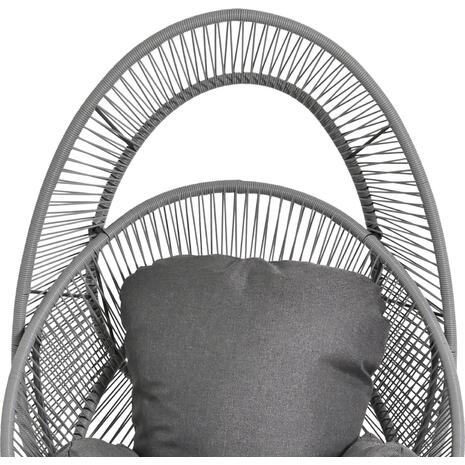 ΠΟΛΥΘΡΟΝΑ-ΦΩΛΙΑ RULER HM6506.01 ΓΚΡΙ ΜΕΤΑΛΛΟ-P.E.RATTAN-ΜΑΞΙΛΑΡΙΑ 90x85x154Υεκ