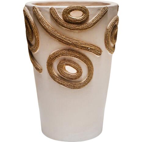 ΕΠΙΤΡΑΠΕΖΙΟ ΔΙΑΚΟΣΜΗΤΙΚΟ ΒΑΖΟ DEAN HM4677.02S ΤΕΡΑΚΟΤΑ ΣΕ ΚΡΕΜ--Φ19x25Υεκ.