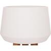 ΓΛΑΣΤΡΑ ΕΣΩΤ.ΧΩΡΟΥ QUAN HM4680.02L FIBER CEMENT ΛΕΥΚΟ--ΒΑΣΗ TEAK Φ38x62Υεκ