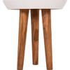 ΓΛΑΣΤΡΑ ΕΣΩΤ.ΧΩΡΟΥ QUAN HM4680.02L FIBER CEMENT ΛΕΥΚΟ--ΒΑΣΗ TEAK Φ38x62Υεκ