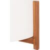 ΓΛΑΣΤΡΑ ΕΣΩΤ.ΧΩΡΟΥ HOFF HM4682.02L FIBER CEMENT ΛΕΥΚΟ-TEAK ΒΑΣΗ Φ50x35Υεκ