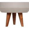 ΓΛΑΣΤΡΑ ΕΣΩΤ.ΧΩΡΟΥ QUAN HM4680.03S FIBER CEMENT ΓΚΡΙ--ΒΑΣΗ TEAK Φ37x36Υεκ