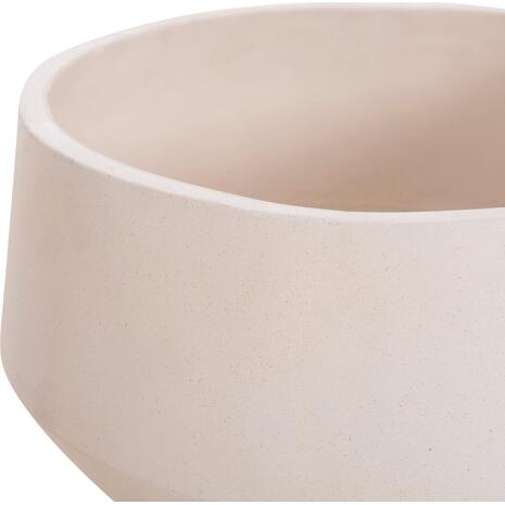ΓΛΑΣΤΡΑ ΕΣΩΤ.ΧΩΡΟΥ QUAN HM4680.02S FIBER CEMENT ΛΕΥΚΟ--ΒΑΣΗ TEAK Φ37x36Υεκ