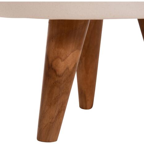 ΓΛΑΣΤΡΑ ΕΣΩΤ.ΧΩΡΟΥ QUAN HM4680.02S FIBER CEMENT ΛΕΥΚΟ--ΒΑΣΗ TEAK Φ37x36Υεκ