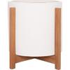 ΓΛΑΣΤΡΑ ΕΣΩΤ.ΧΩΡΟΥ HOFF HM4682.02M FIBER CEMENT ΛΕΥΚΟ-TEAK ΒΑΣΗ Φ40x39Υεκ