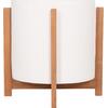 ΓΛΑΣΤΡΑ ΕΣΩΤ.ΧΩΡΟΥ HOFF HM4682.02M FIBER CEMENT ΛΕΥΚΟ-TEAK ΒΑΣΗ Φ40x39Υεκ