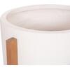 ΓΛΑΣΤΡΑ ΕΣΩΤ.ΧΩΡΟΥ HOFF HM4682.02M FIBER CEMENT ΛΕΥΚΟ-TEAK ΒΑΣΗ Φ40x39Υεκ