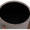 ΓΛΑΣΤΡΑ ΕΣΩΤ.ΧΩΡΟΥ HOFF HM4682.03L FIBER CEMENT ΓΚΡΙ-TEAK ΒΑΣΗ Φ50x35Υεκ