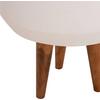 ΓΛΑΣΤΡΑ ΕΣΩΤ.ΧΩΡΟΥ QUAN HM4680.02M FIBER CEMENT ΛΕΥΚΟ--ΒΑΣΗ TEAK Φ35x50Υεκ