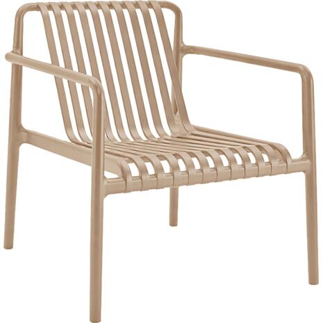 ΠΟΛΥΘΡΟΝΑ LOUNGE ΕΞΩΤ.ΧΩΡΟΥ MALEN HM6626.04 ΚΑΠΟΥΤΣΙΝΟ ΠΟΛΥΠΡΟΠΥΛΕΝΙΟ 67x75x75Υεκ