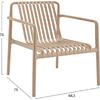 ΠΟΛΥΘΡΟΝΑ LOUNGE ΕΞΩΤ.ΧΩΡΟΥ MALEN HM6626.04 ΚΑΠΟΥΤΣΙΝΟ ΠΟΛΥΠΡΟΠΥΛΕΝΙΟ 67x75x75Υεκ