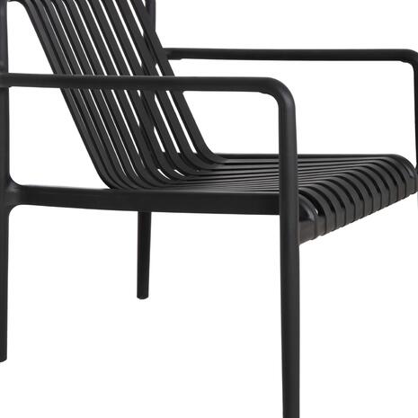 ΠΟΛΥΘΡΟΝΑ LOUNGE ΕΞΩΤ.ΧΩΡΟΥ MALEN HM6626.02 ΜΑΥΡΟ ΠΟΛΥΠΡΟΠΥΛΕΝΙΟ 67x75x75Υεκ