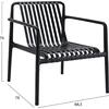 ΠΟΛΥΘΡΟΝΑ LOUNGE ΕΞΩΤ.ΧΩΡΟΥ MALEN HM6626.02 ΜΑΥΡΟ ΠΟΛΥΠΡΟΠΥΛΕΝΙΟ 67x75x75Υεκ