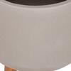 ΓΛΑΣΤΡΑ ΕΣΩΤ.ΧΩΡΟΥ QUAN HM4680.03L FIBER CEMENT ΓΚΡΙ--ΒΑΣΗ TEAK Φ38x62Υεκ