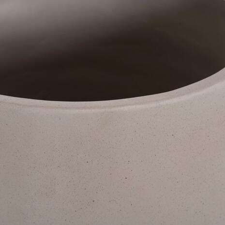 ΓΛΑΣΤΡΑ ΕΣΩΤ.ΧΩΡΟΥ QUAN HM4680.03L FIBER CEMENT ΓΚΡΙ--ΒΑΣΗ TEAK Φ38x62Υεκ