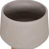 ΓΛΑΣΤΡΑ ΕΣΩΤ.ΧΩΡΟΥ QUAN HM4680.03L FIBER CEMENT ΓΚΡΙ--ΒΑΣΗ TEAK Φ38x62Υεκ